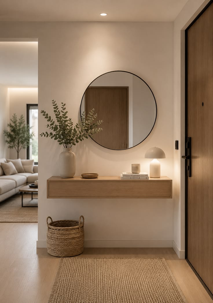 Minimal Home Entryway Console – 120 cm