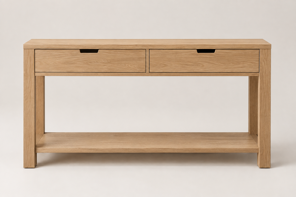 Modern Wooden Console – Practical & Elegant Design – 160 cm