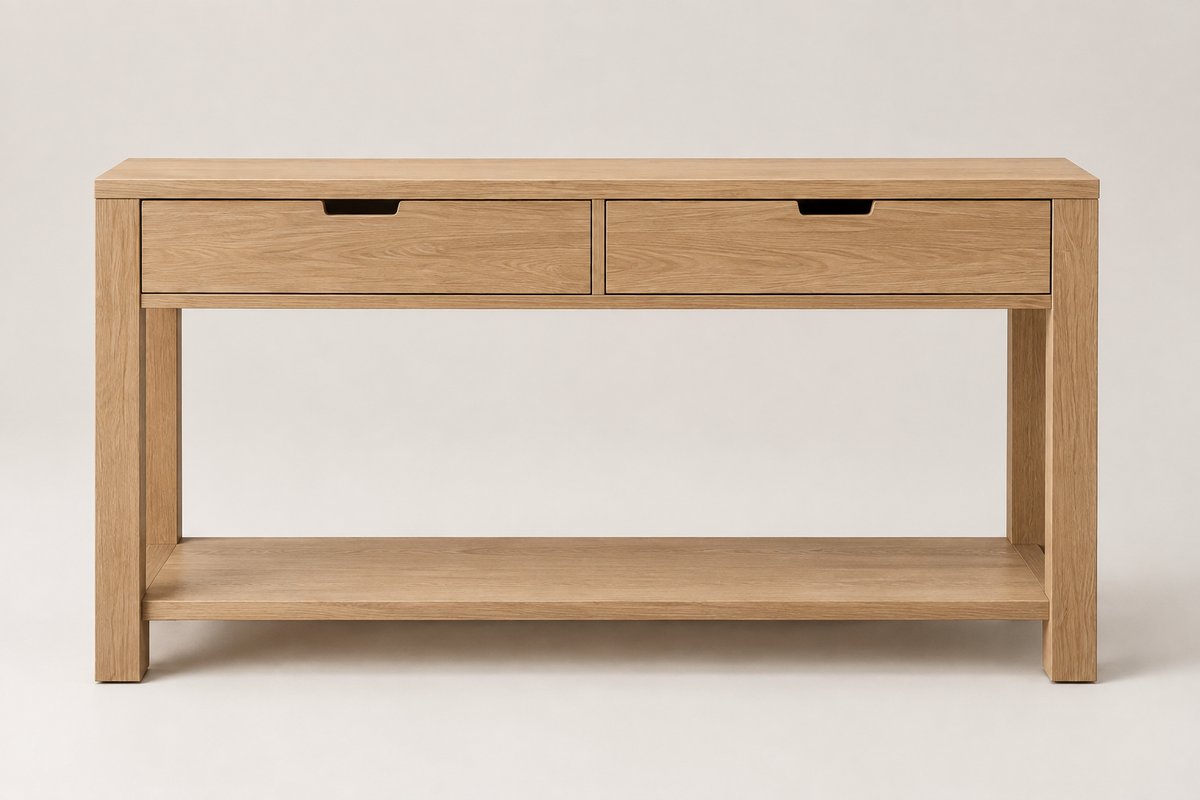 Modern Wooden Console – Practical & Elegant Design – 160 cm