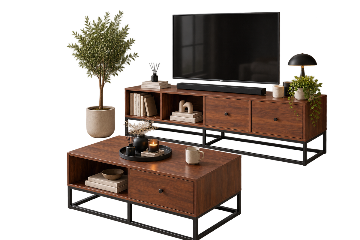 Gala TV Unit & Coffee Table Set Size:180 cm
