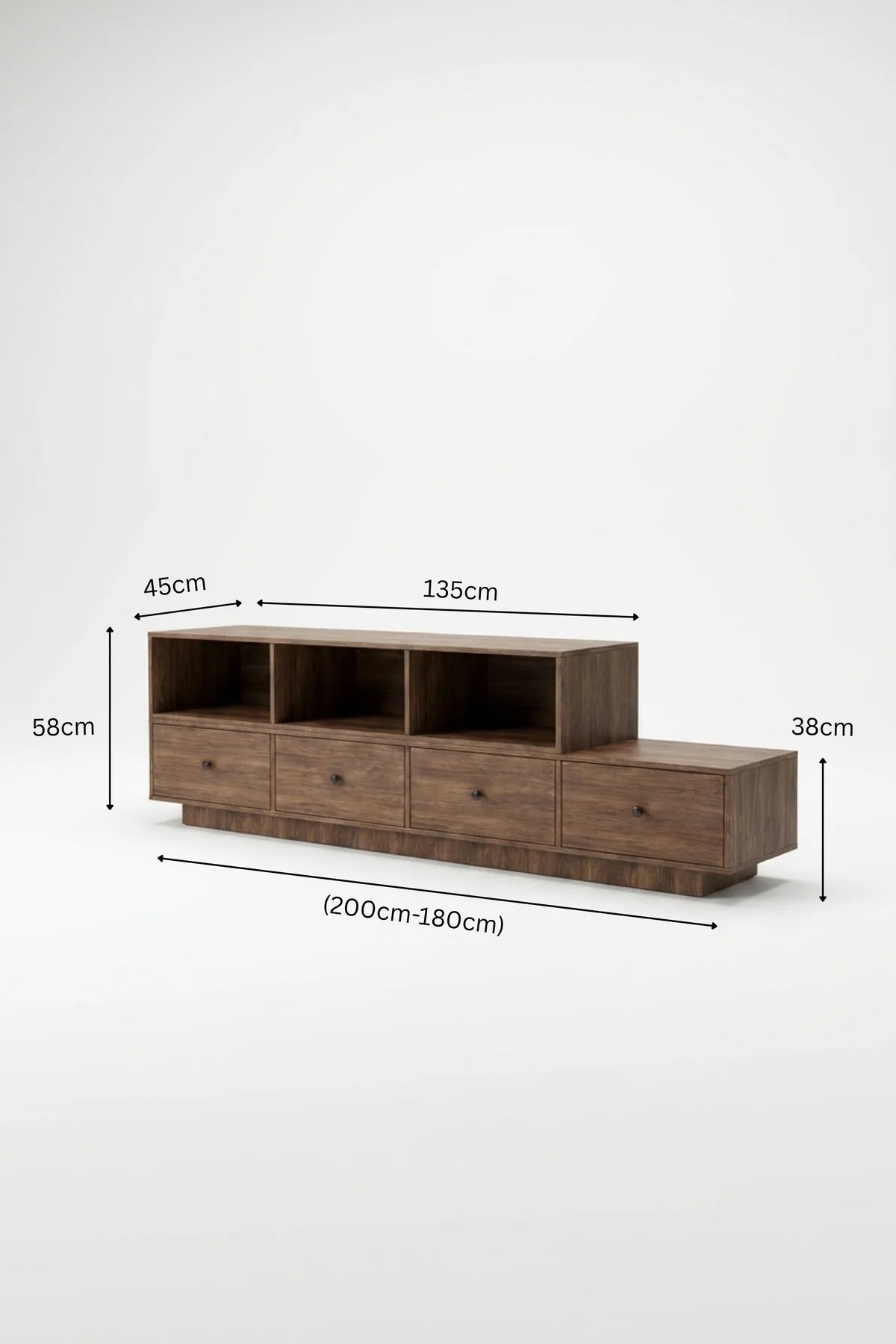 TV Unit Flora - 58 x 180 x 45 cm