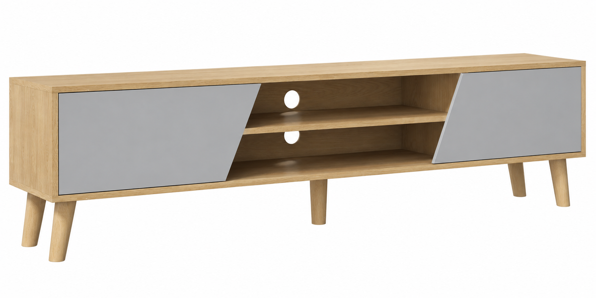 Scandinavian TV Unit – 150 cm