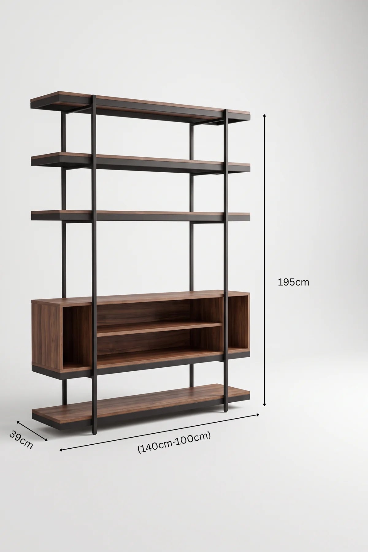 Metal Display -AS-BL002 - 195 x 100 x 39cm