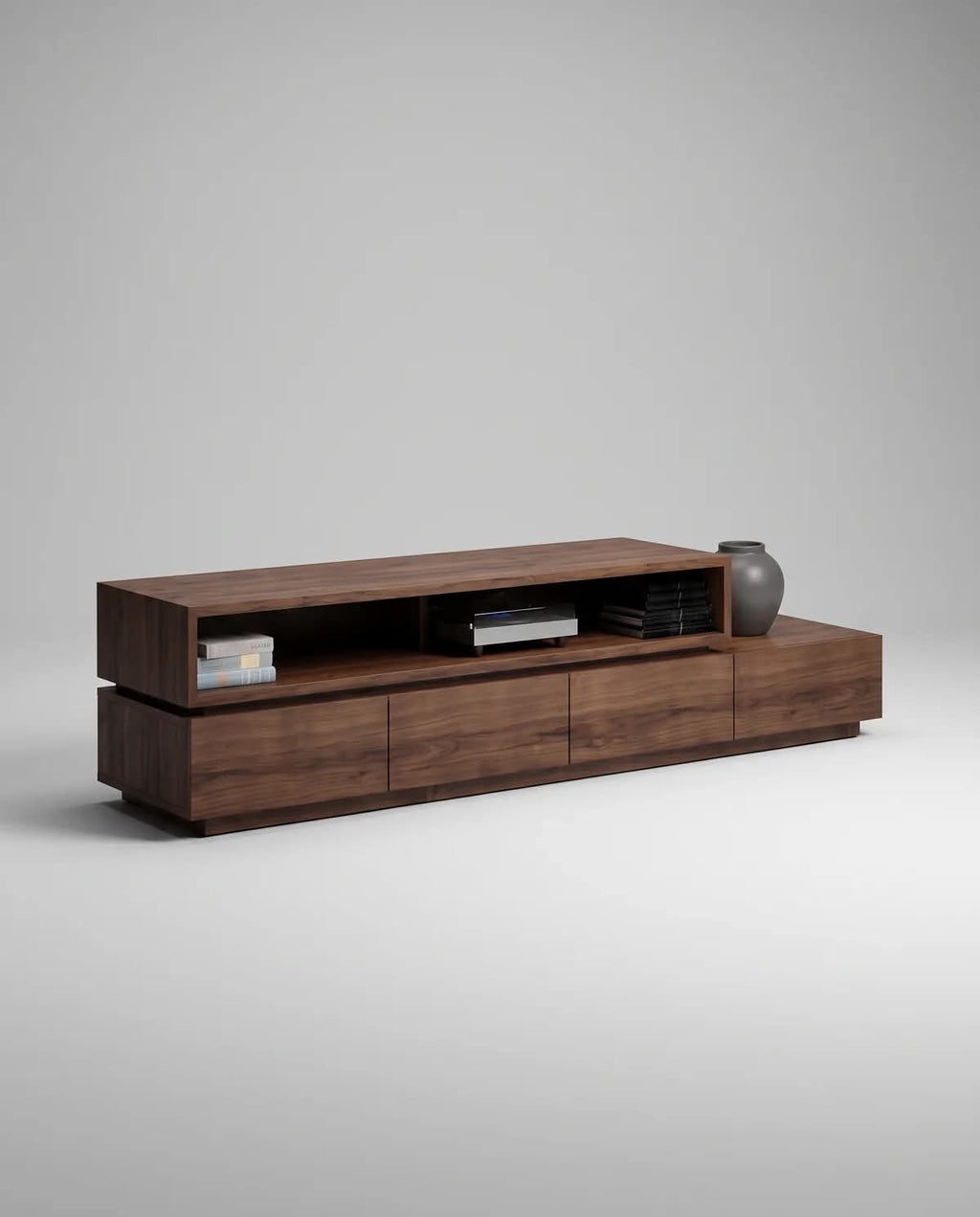 Walnut Line TV Unit 200 CM