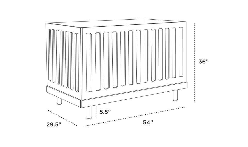 Classic Kids Bed – Adjustable Heights 120 CM
