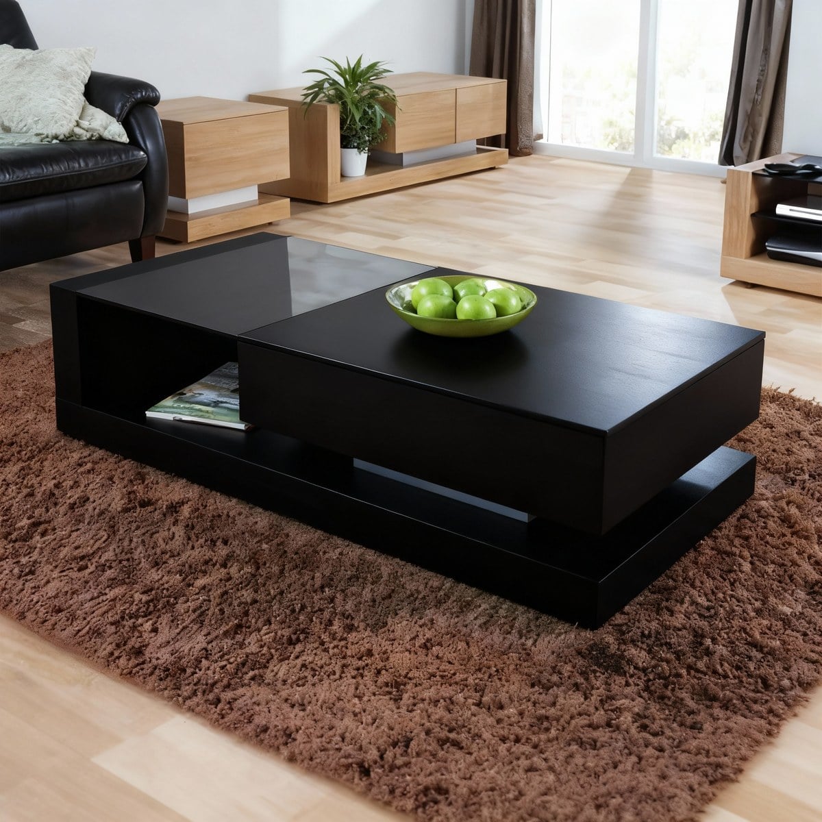 Rina Coffee Table — Beige 100 × 50 × 40 cm