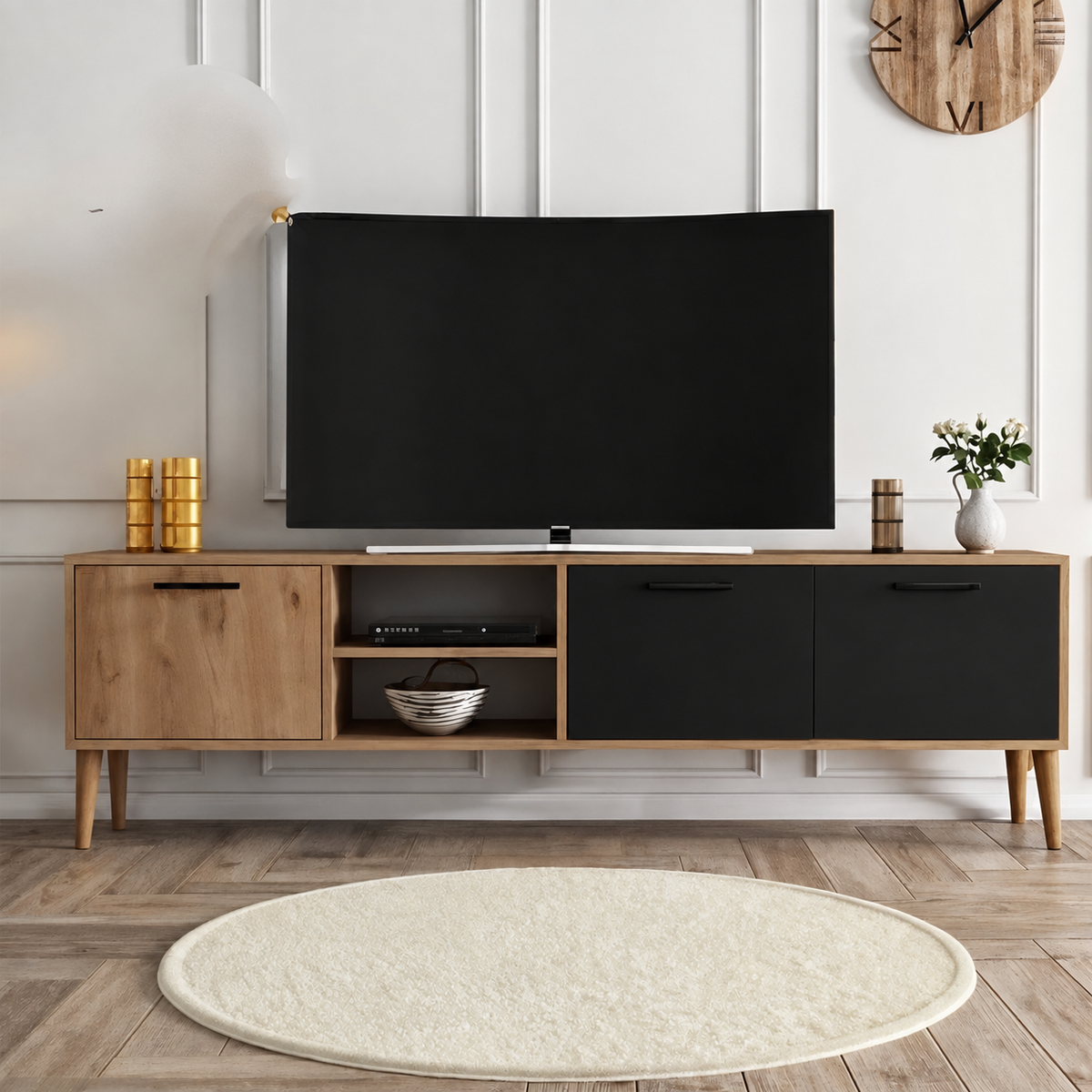 Modern TV Unit – 180 cm MDF