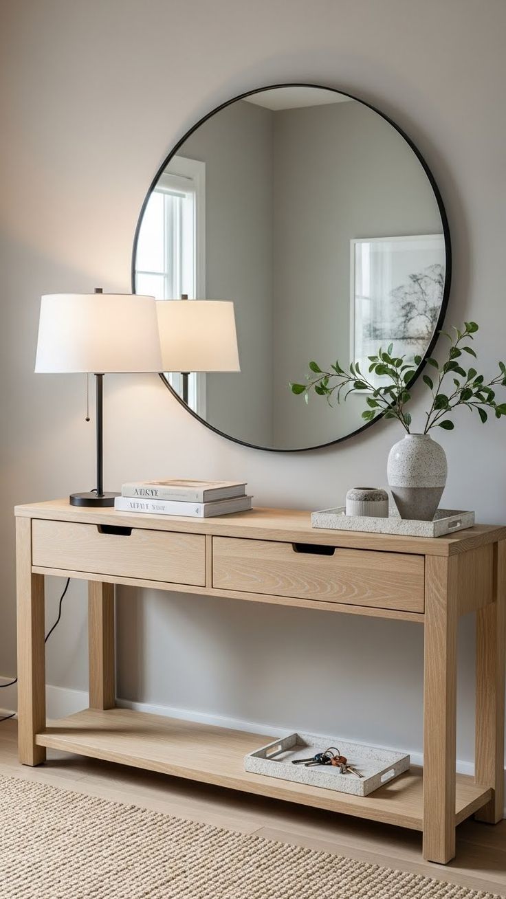 Modern Wooden Console – Practical & Elegant Design – 160 cm