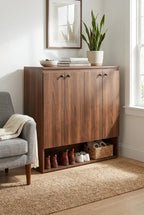 Roma Wooden Shoe Cabinet – 120 × 110 × 40 cm