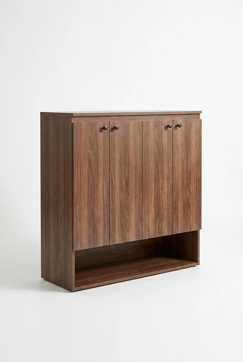 Roma Wooden Shoe Cabinet – 120 × 110 × 40 cm