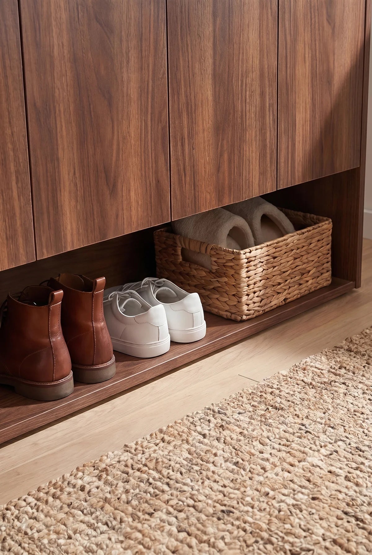 Roma Wooden Shoe Cabinet – 120 × 110 × 40 cm