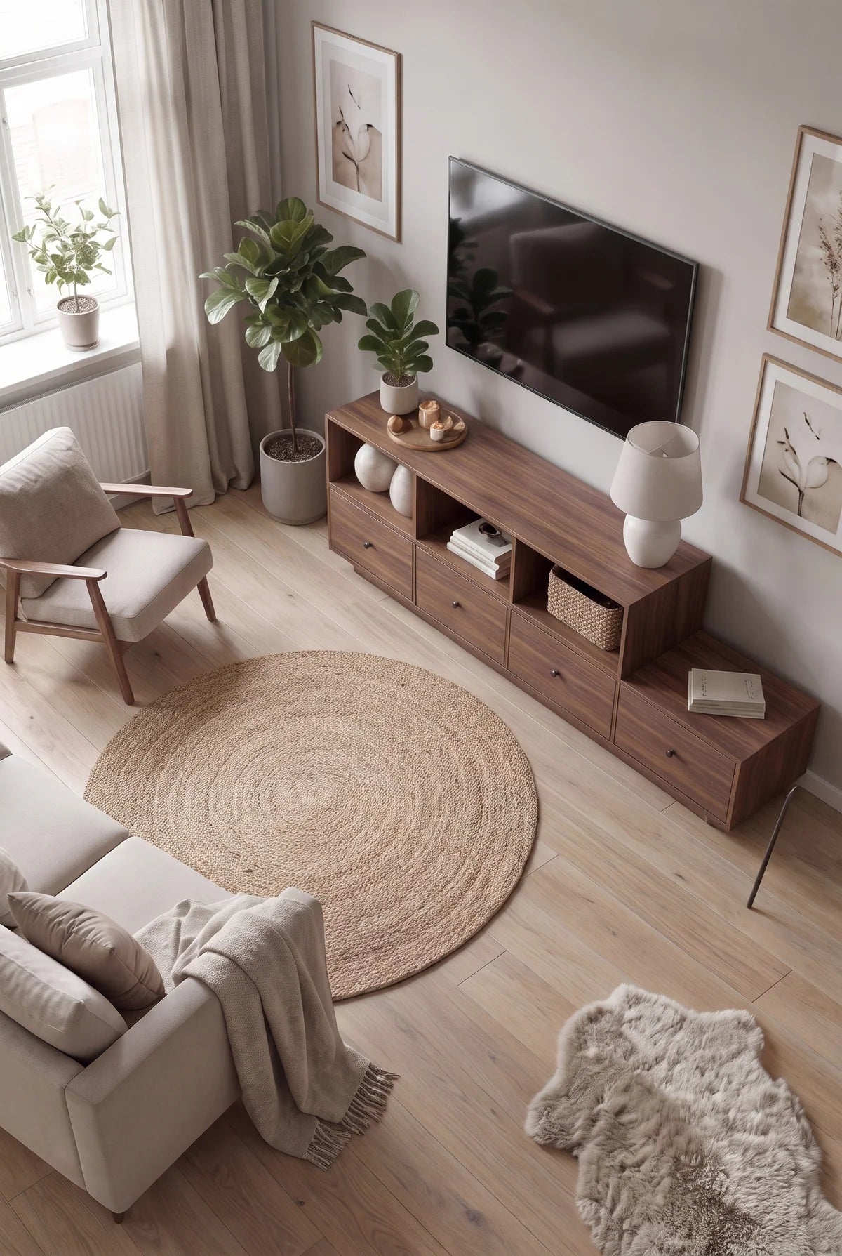 TV Unit Flora - 58 x 180 x 45 cm