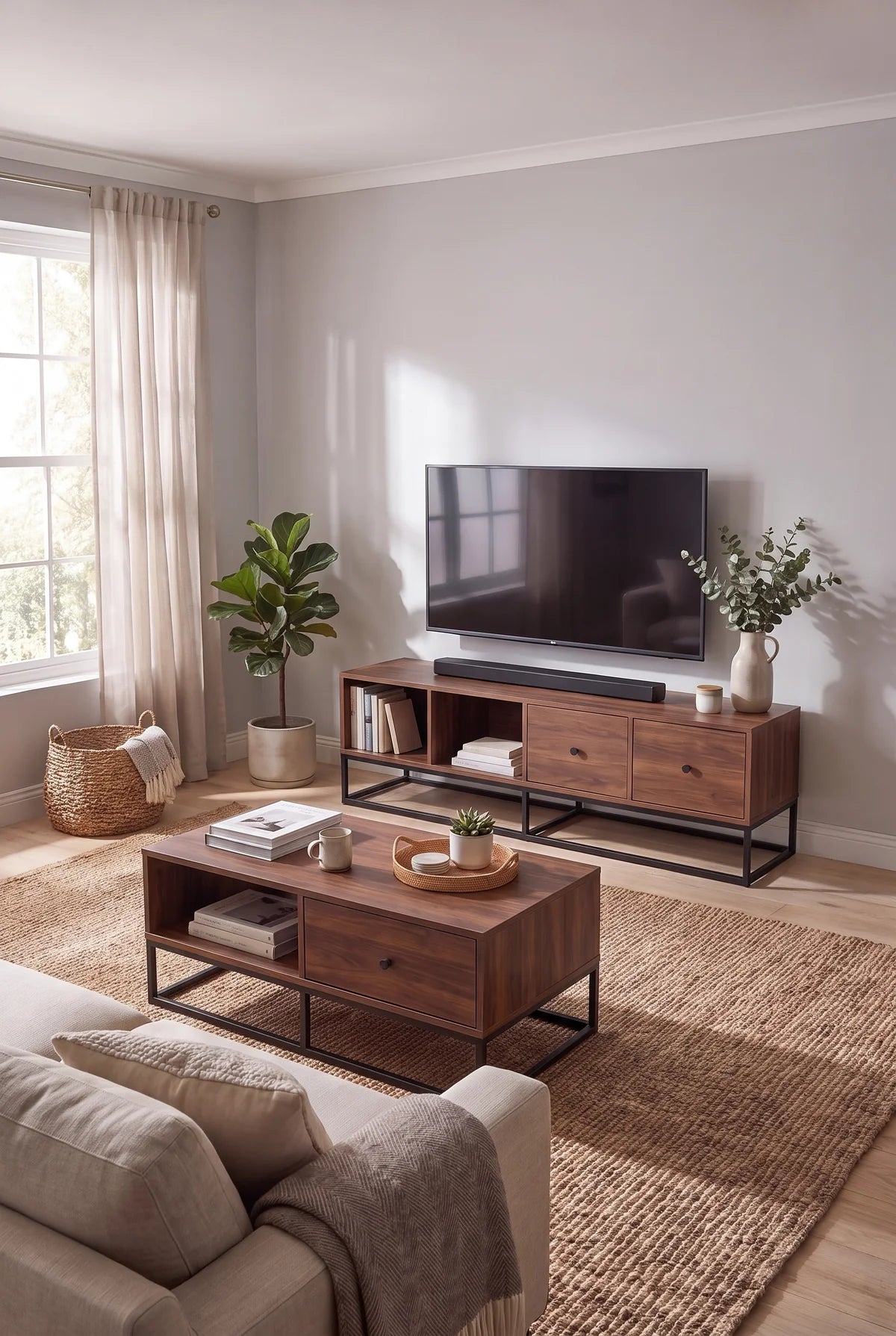 Gala TV Unit & Coffee Table Set Size:180 cm