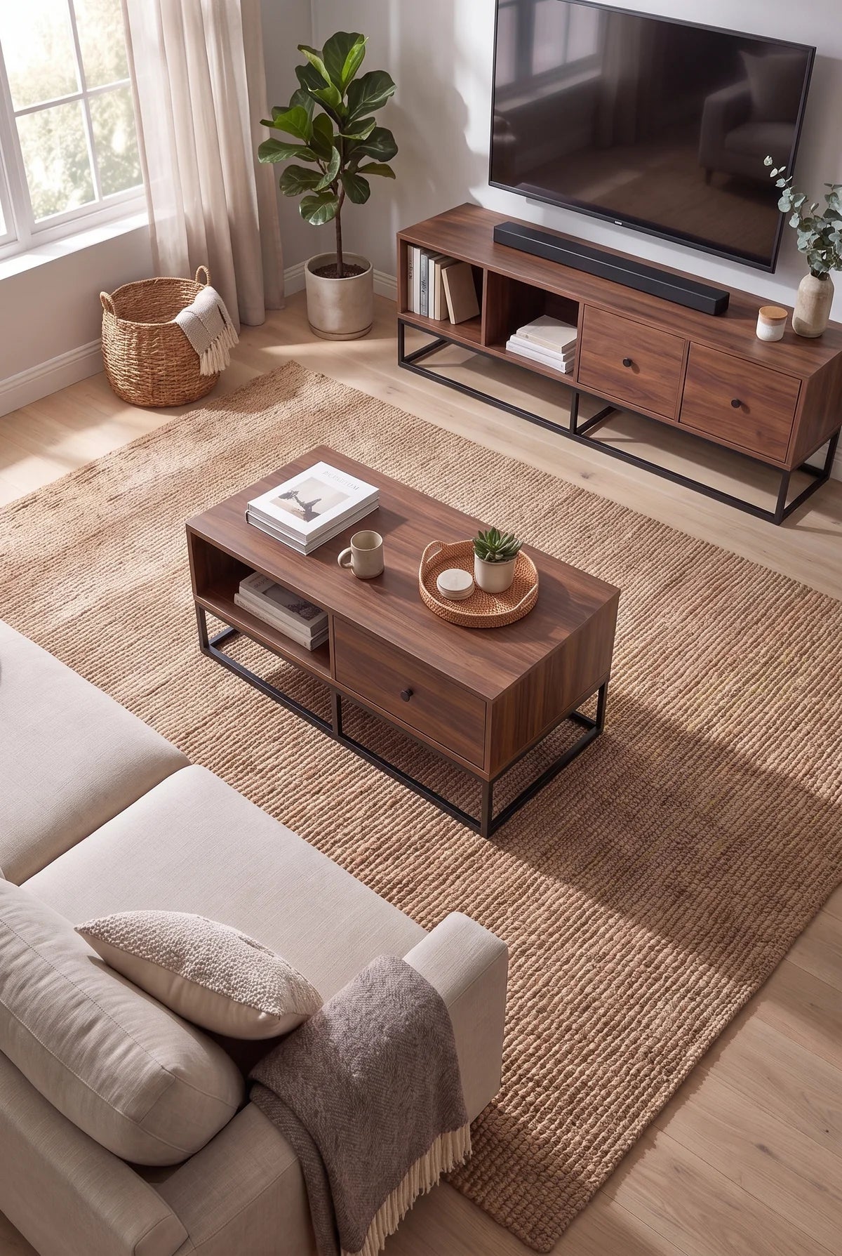 Gala TV Unit & Coffee Table Set Size:180 cm