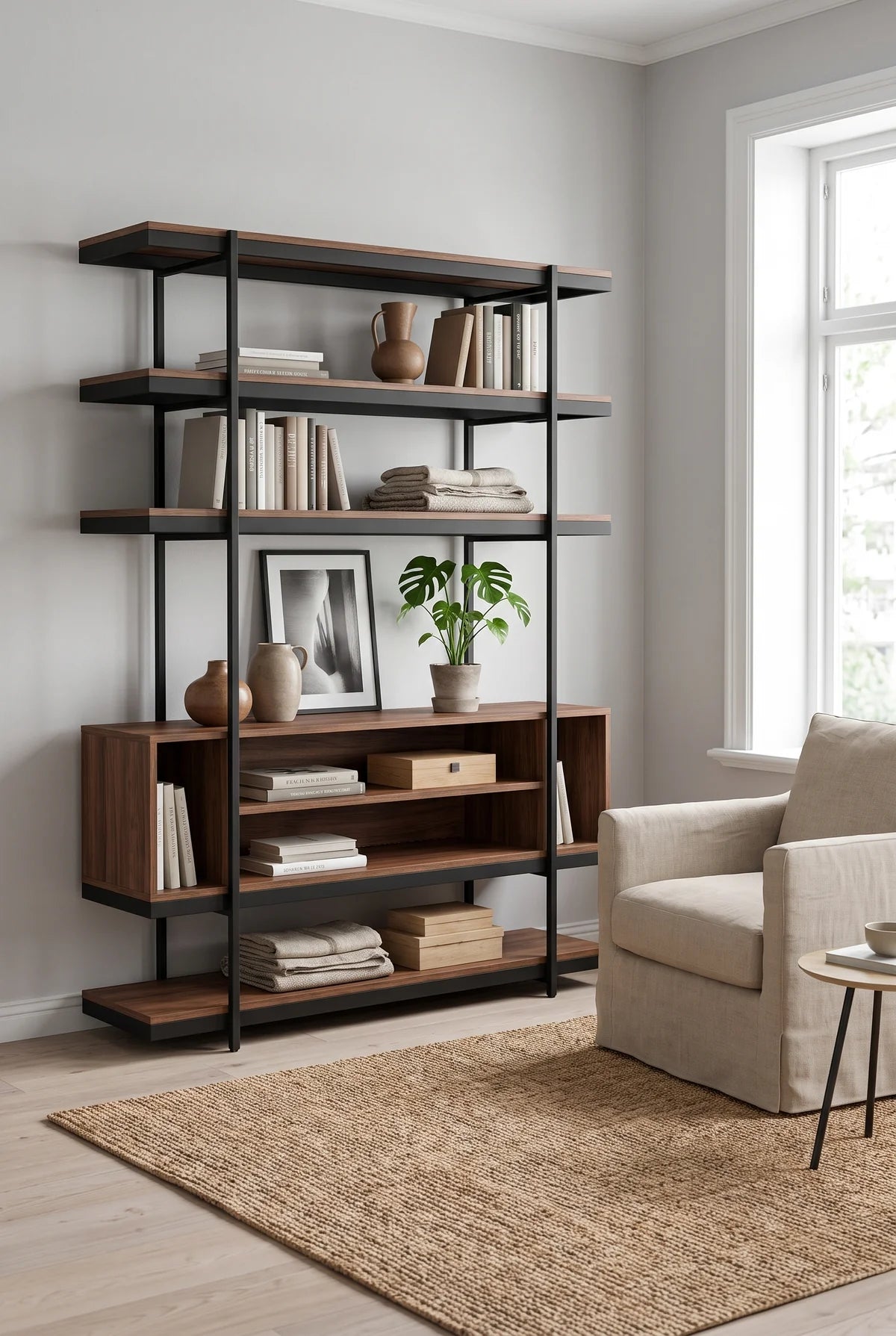 Metal Display -AS-BL002 - 195 x 100 x 39cm