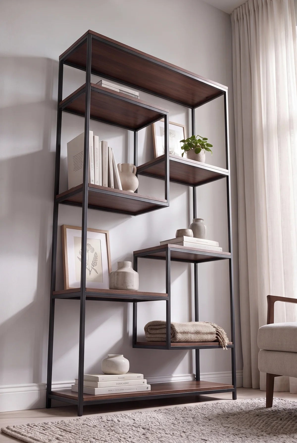 Metal Display - AS-BL004 - 180x 100x 35cm