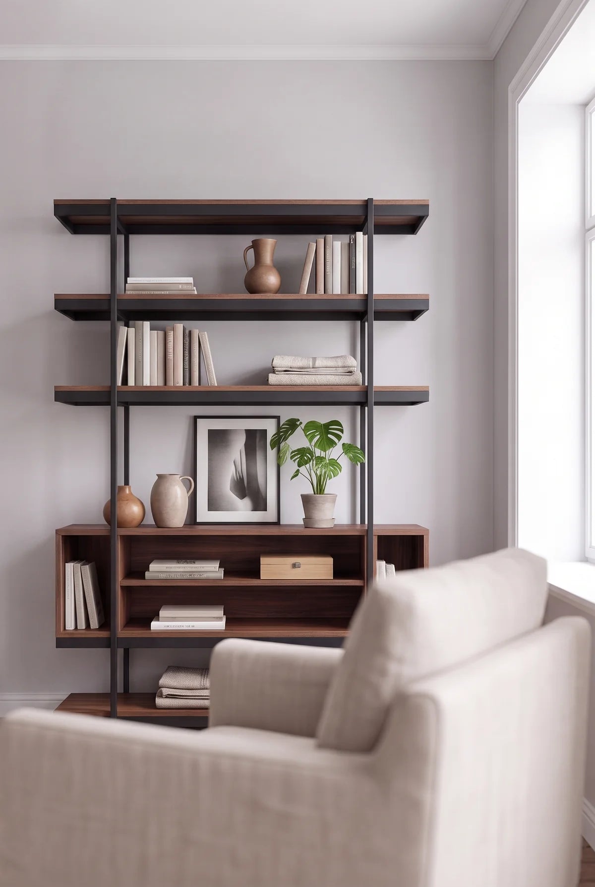 Metal Display -AS-BL002 - 195 x 100 x 39cm