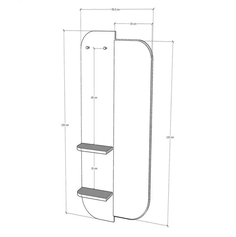 Modern Forex Mirror 130 cm