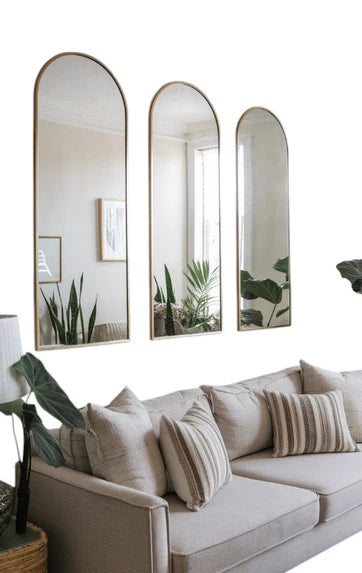 LuxView Mirrors – Set of 3 – 50 × 120 cm