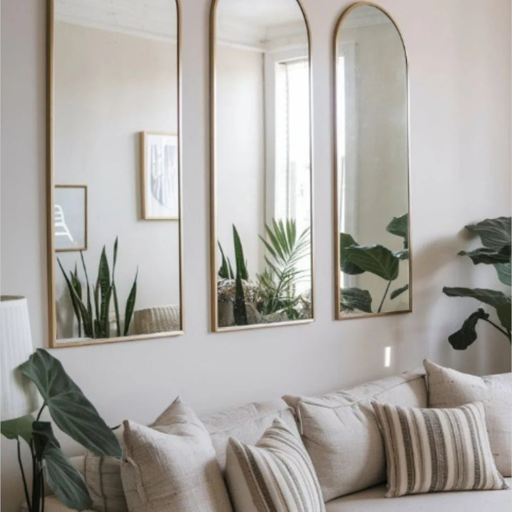 LuxView Mirrors – Set of 3 – 50 × 120 cm